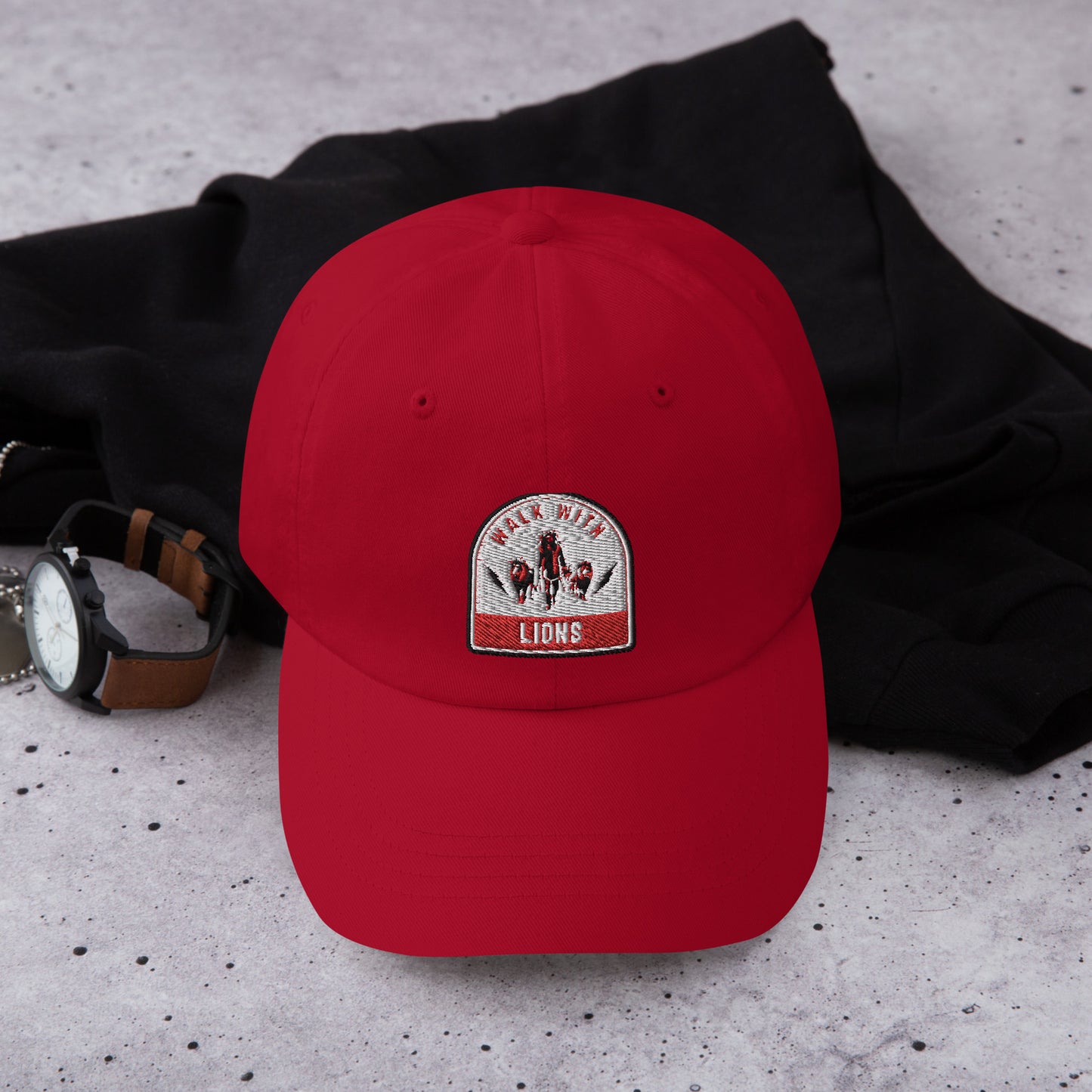 Walk With Lions Dad hat Unisex