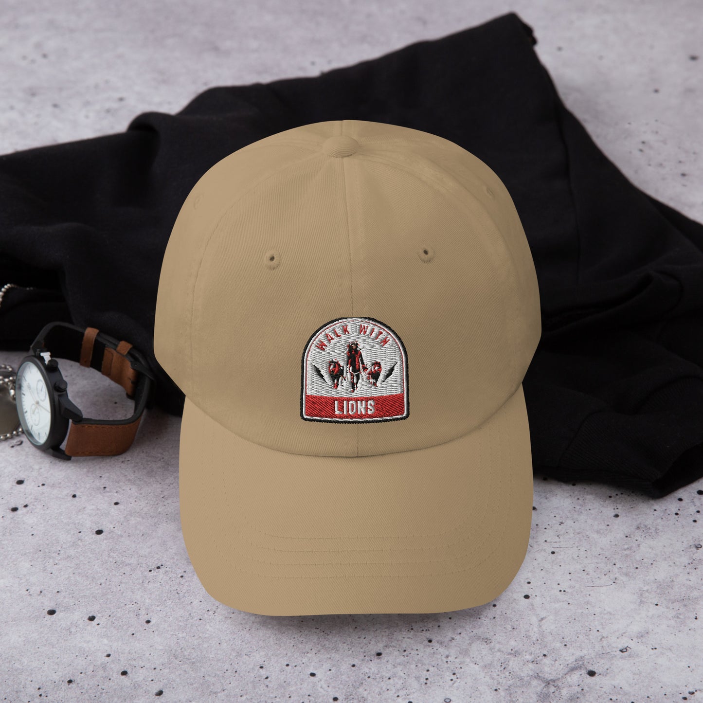 Walk With Lions Dad hat Unisex