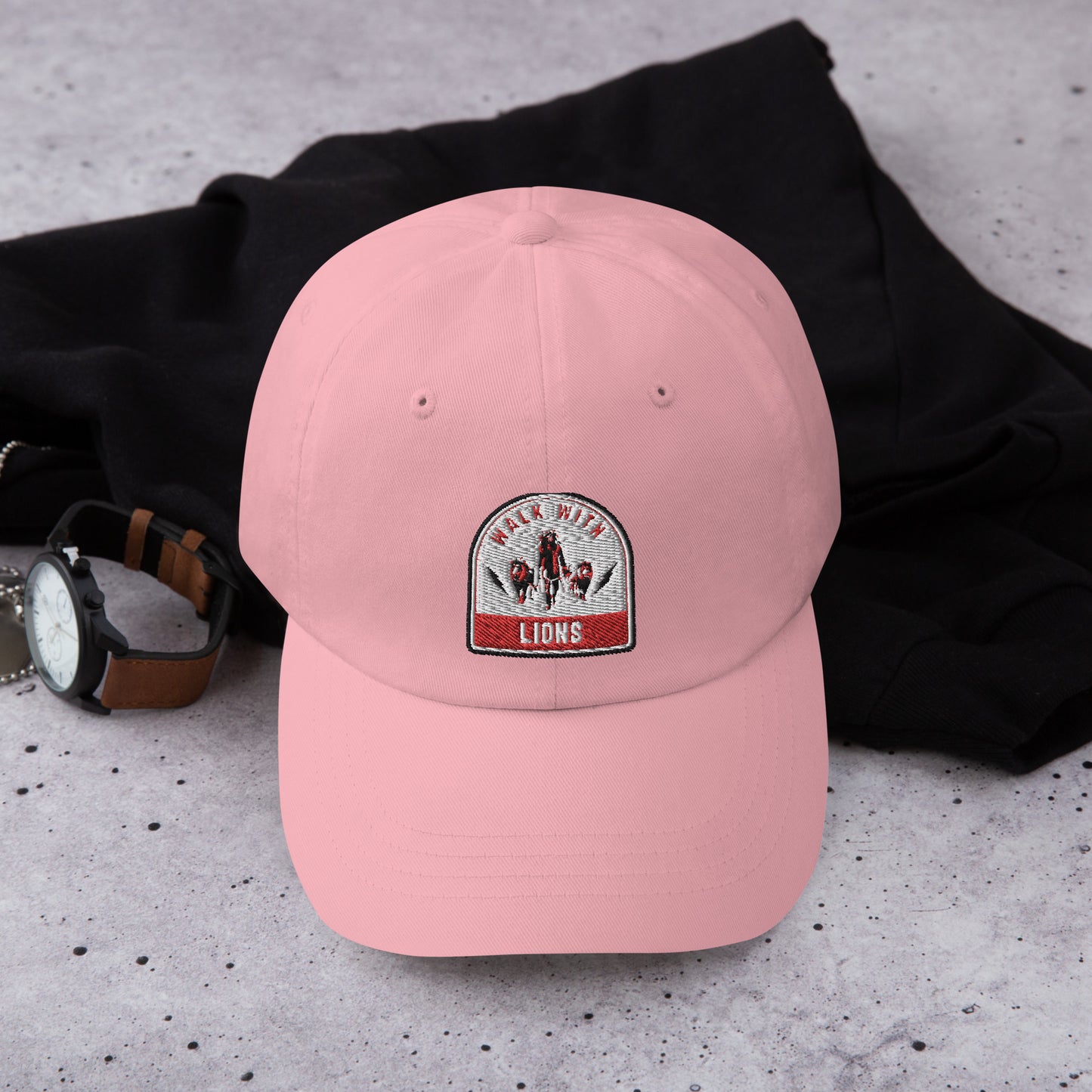 Walk With Lions Dad hat Unisex