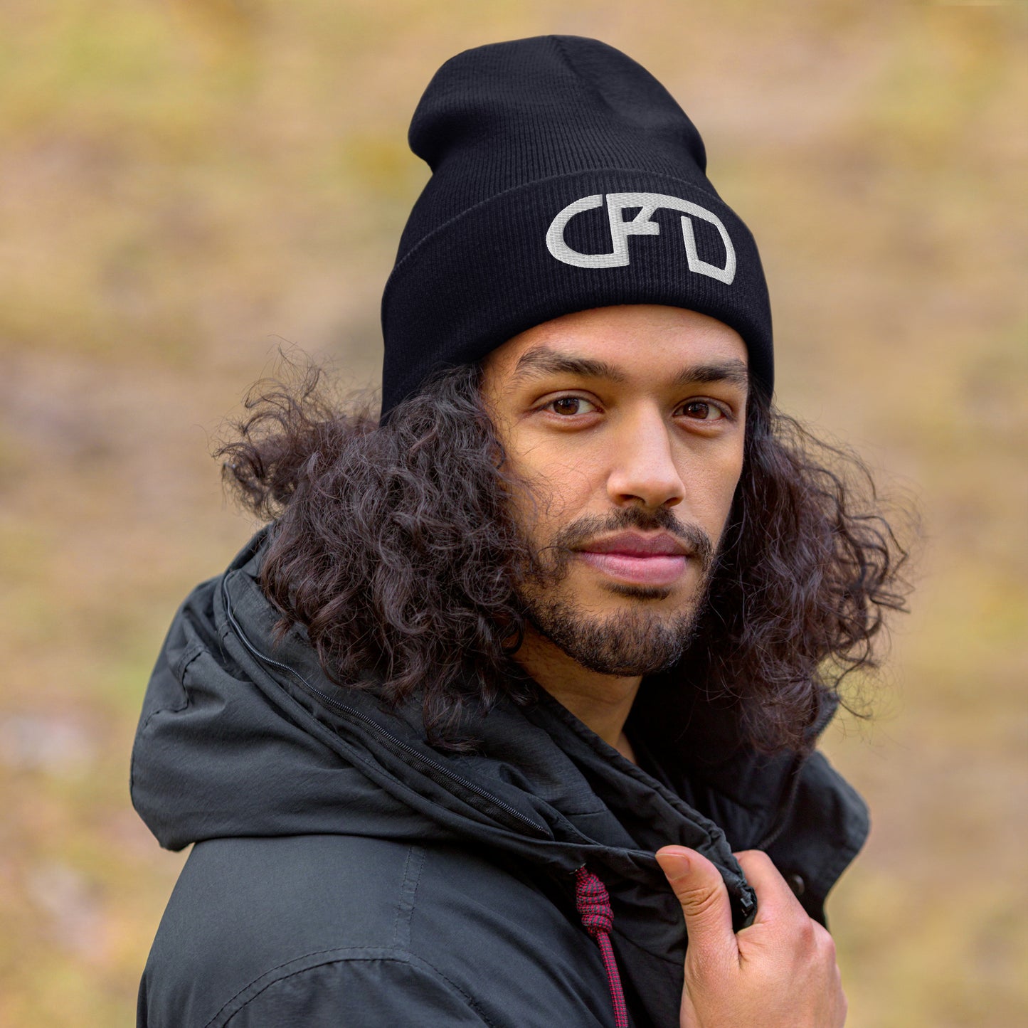 Capital Forest Design Cuffed Beanie