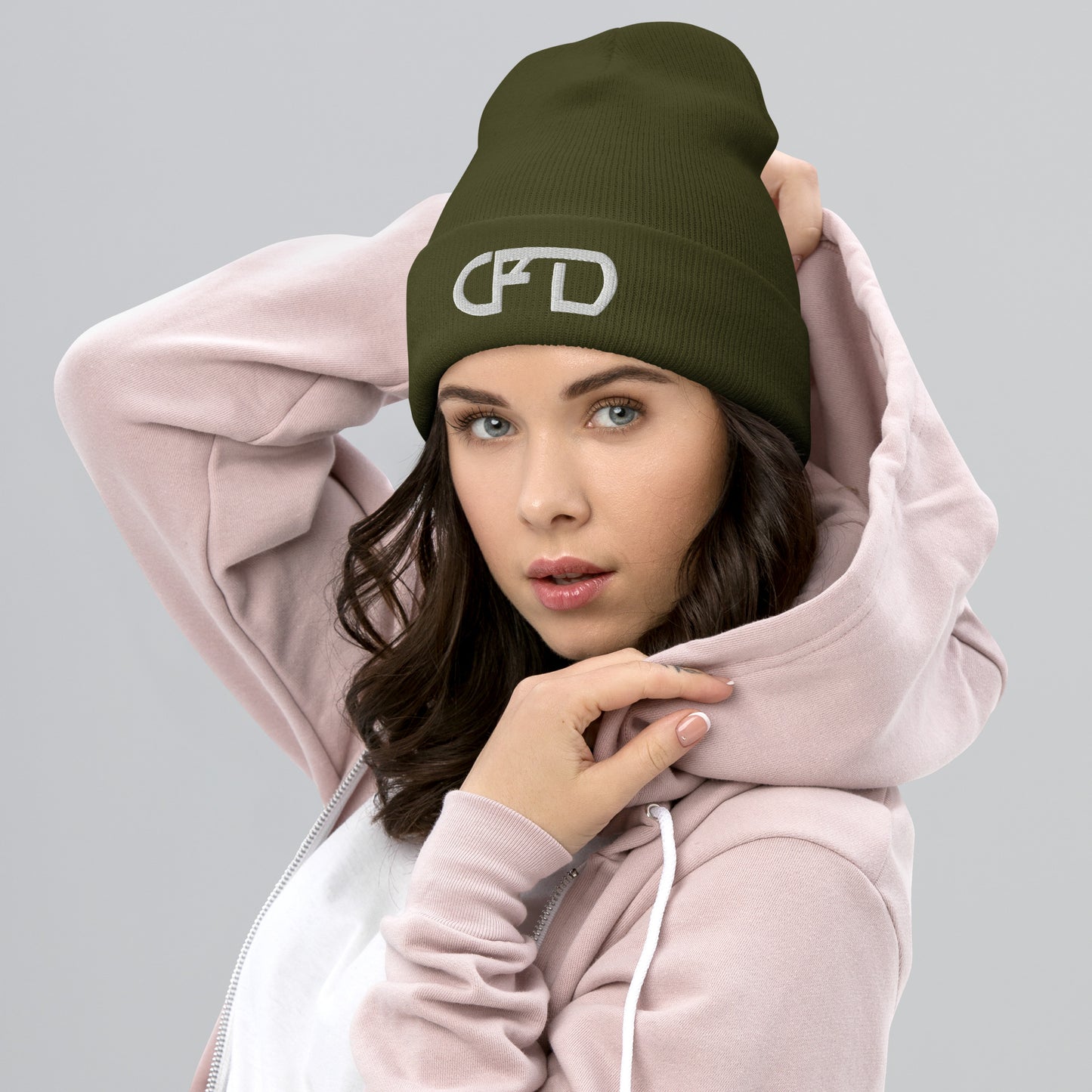 Capital Forest Design Cuffed Beanie