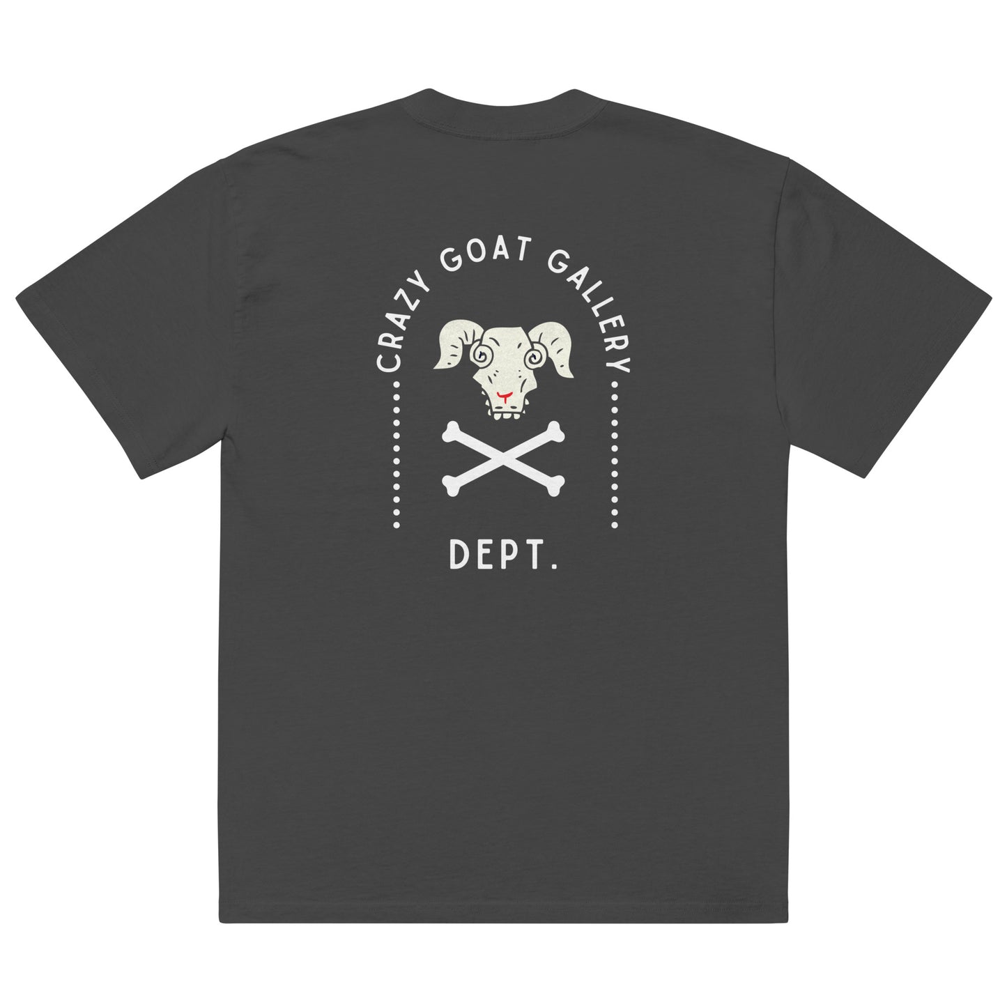 Crazy Goat Gallery Dept. Oversized faded t-shirt