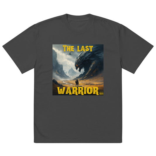 The Last Warrior Oversized faded t-shirt