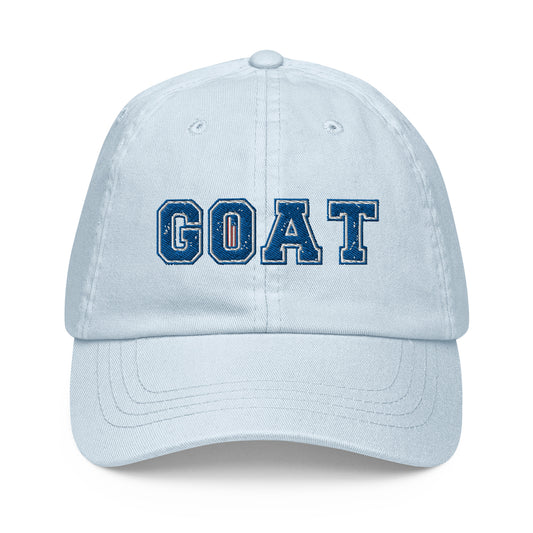 GOAT Embroidery Pastel baseball hat