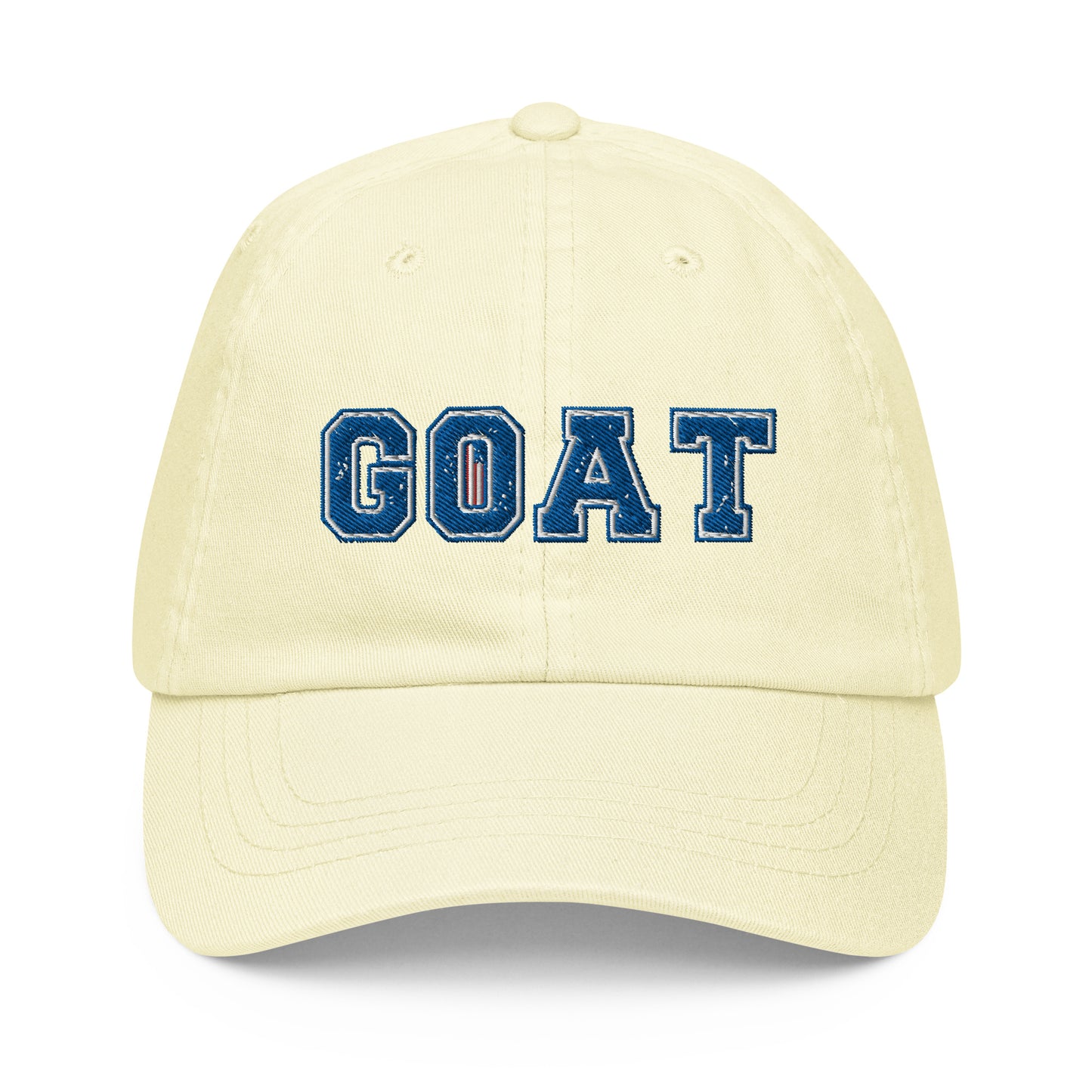 GOAT Embroidery Pastel baseball hat