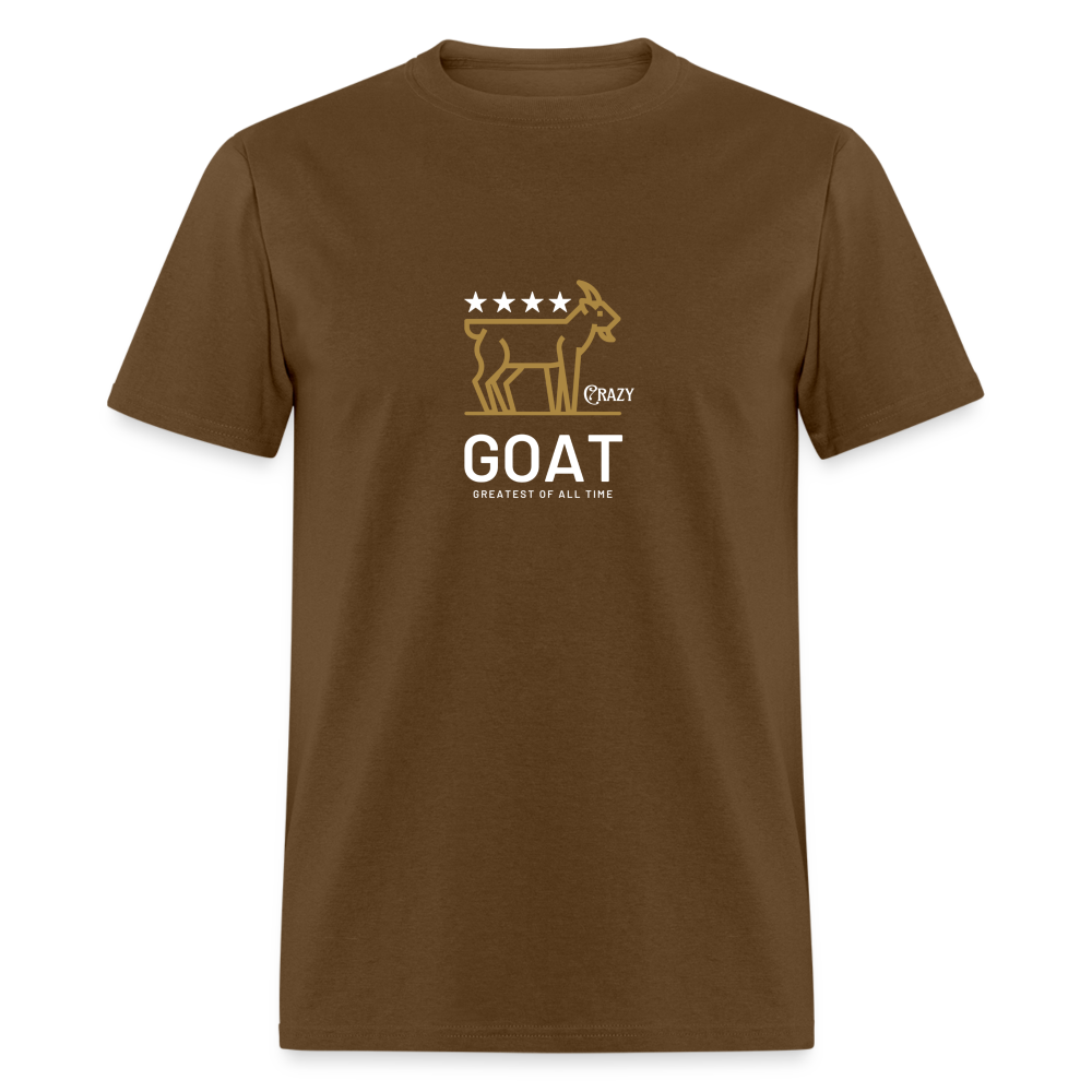 GOAT- Greatest of All Time Unisex Classic T-Shirt - brown