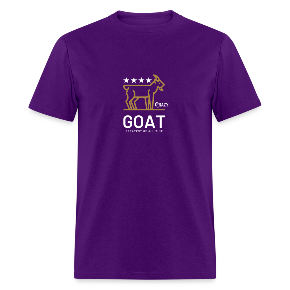 GOAT- Greatest of All Time Unisex Classic T-Shirt - purple