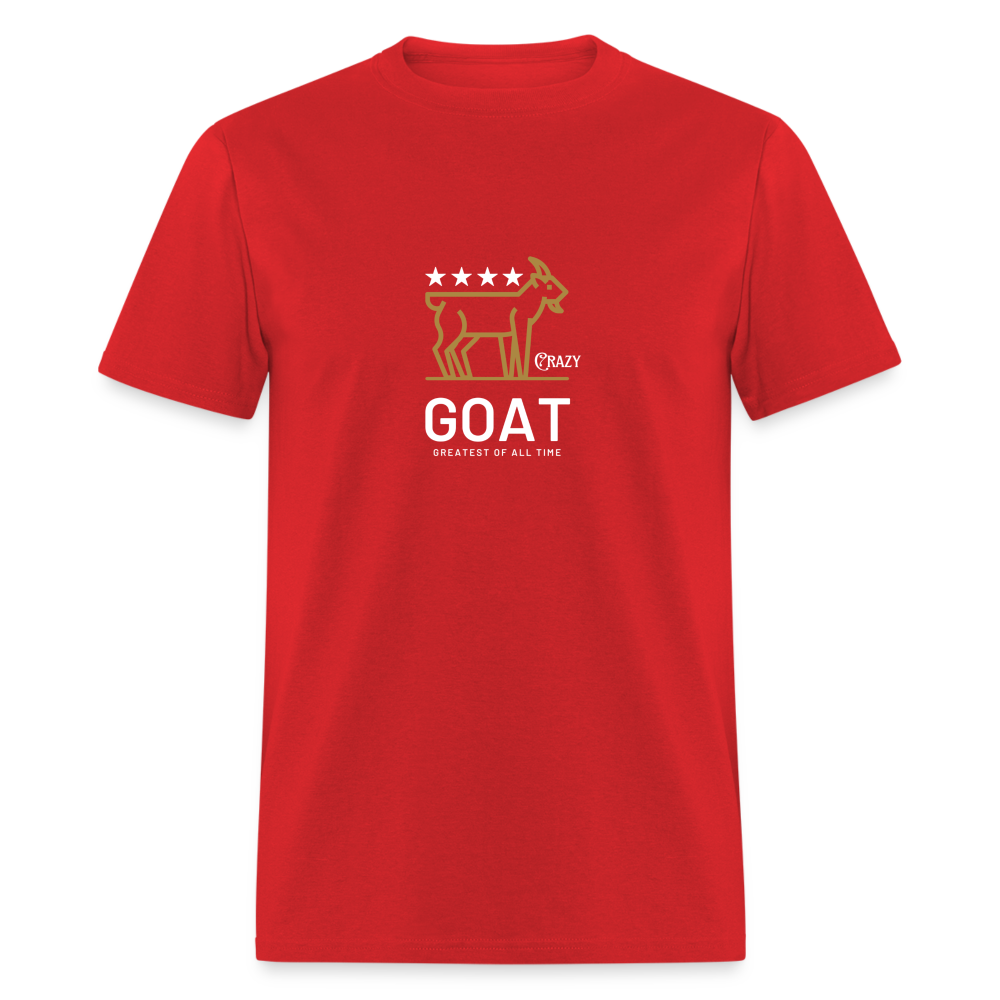 GOAT- Greatest of All Time Unisex Classic T-Shirt - red