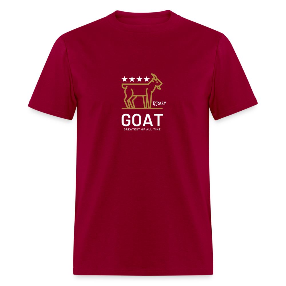 GOAT- Greatest of All Time Unisex Classic T-Shirt - dark red