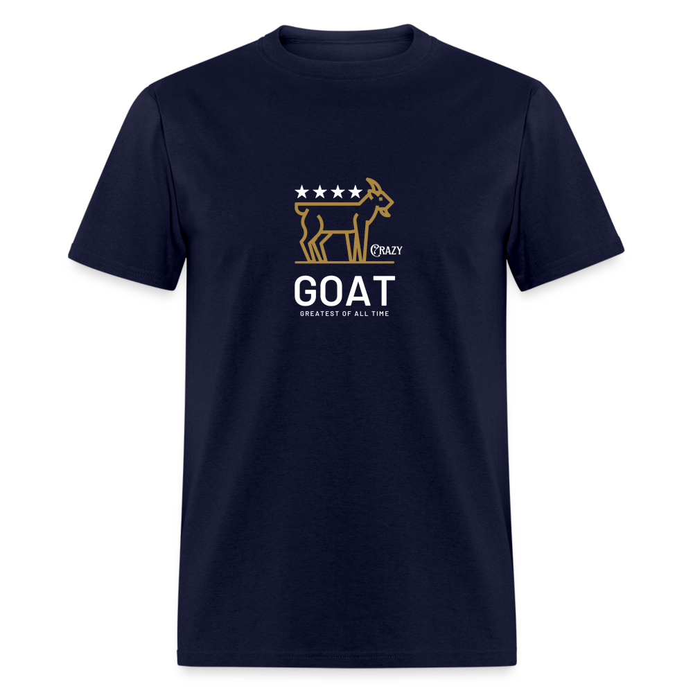 GOAT- Greatest of All Time Unisex Classic T-Shirt - navy