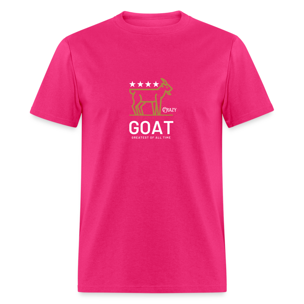 GOAT- Greatest of All Time Unisex Classic T-Shirt - fuchsia