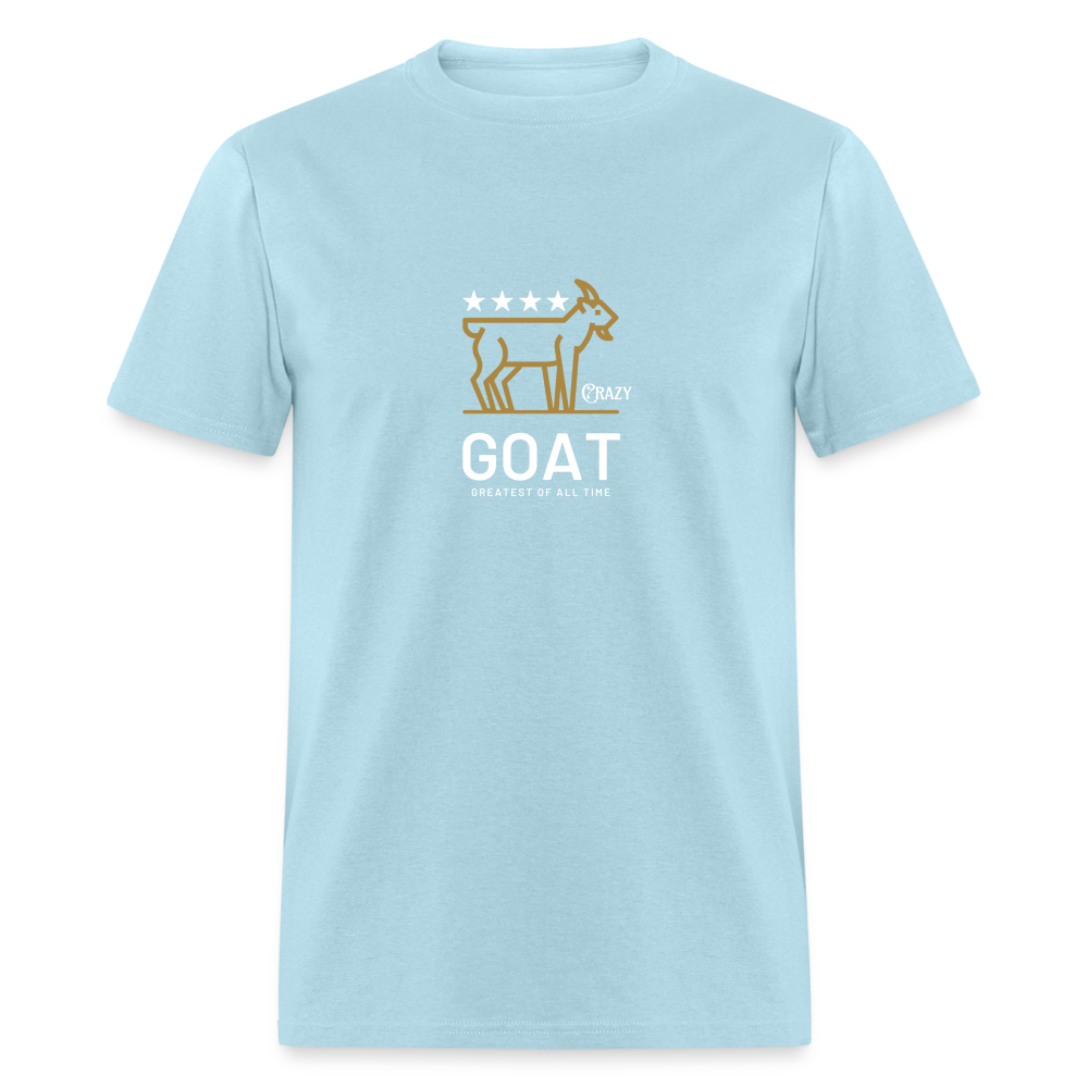 GOAT- Greatest of All Time Unisex Classic T-Shirt - powder blue