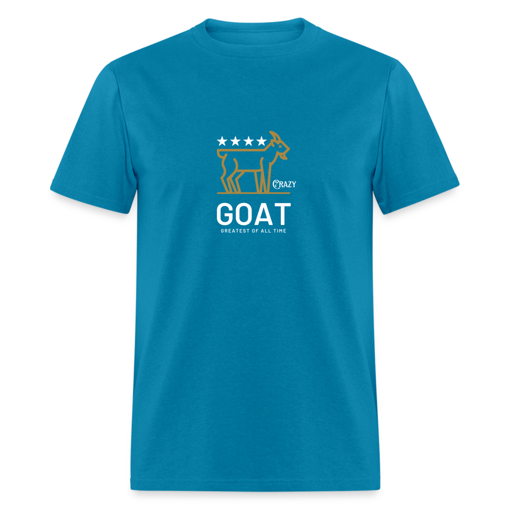 GOAT- Greatest of All Time Unisex Classic T-Shirt - turquoise