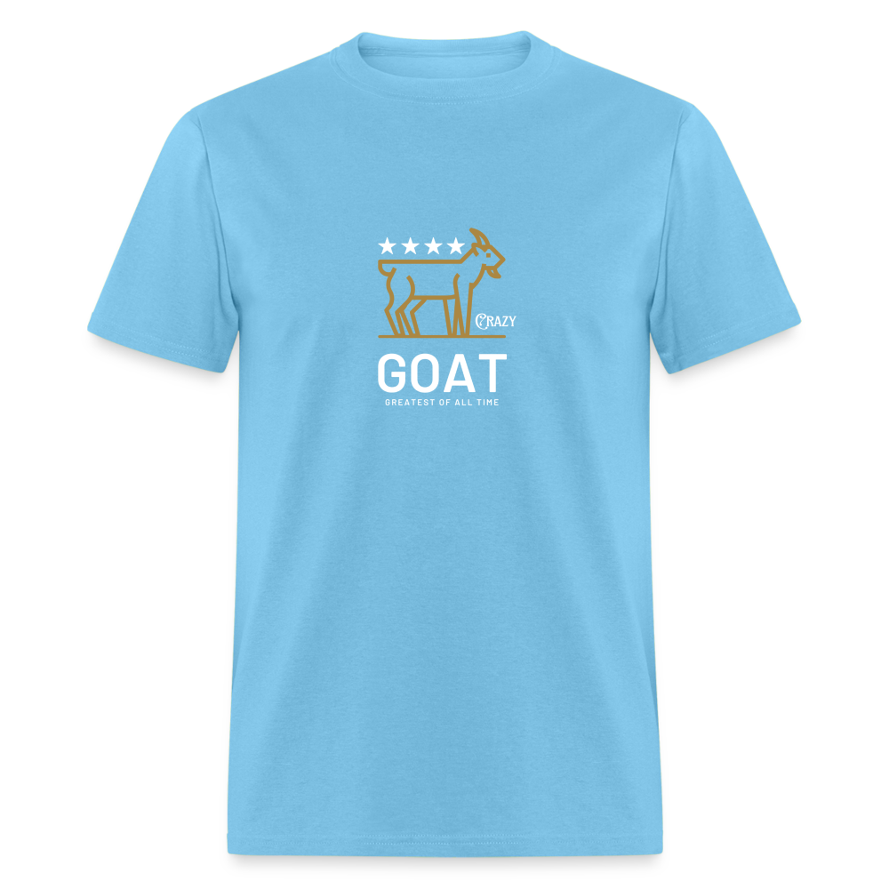 GOAT- Greatest of All Time Unisex Classic T-Shirt - aquatic blue