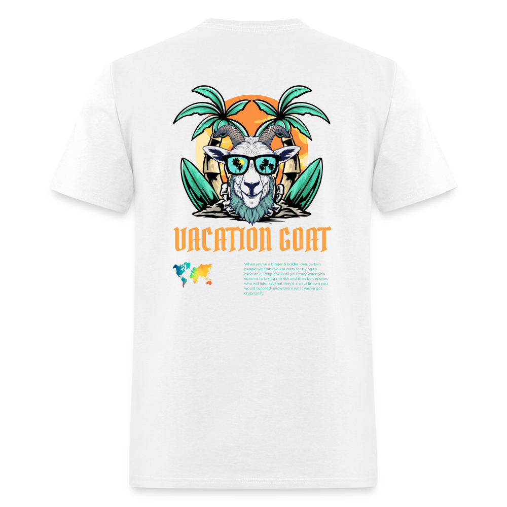 Vacation Goat Unisex White Tee - white