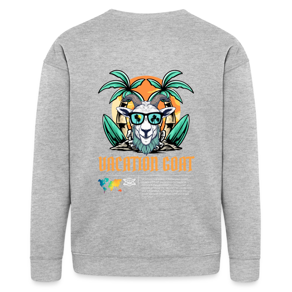 Vacation Goat  Unisex Sweatshirt - heather gray