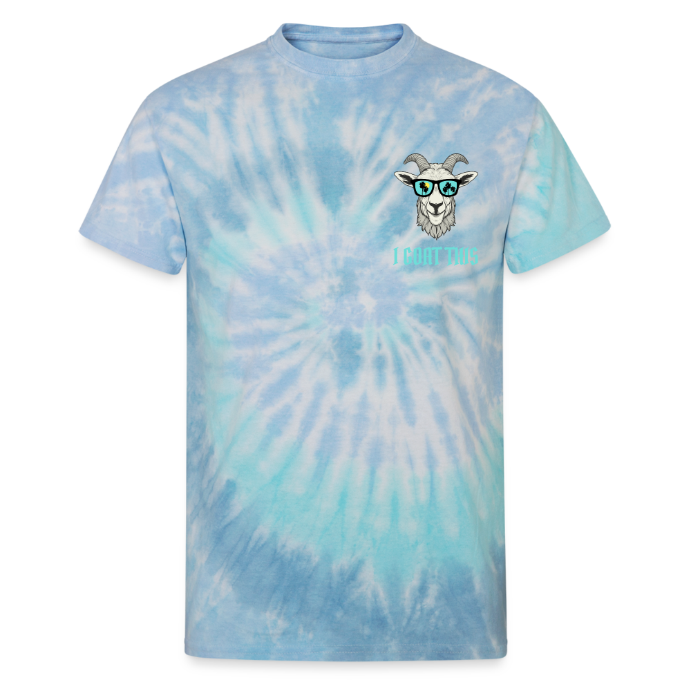 I Goat This Unisex Tie Dye T-Shirt - blue lagoon