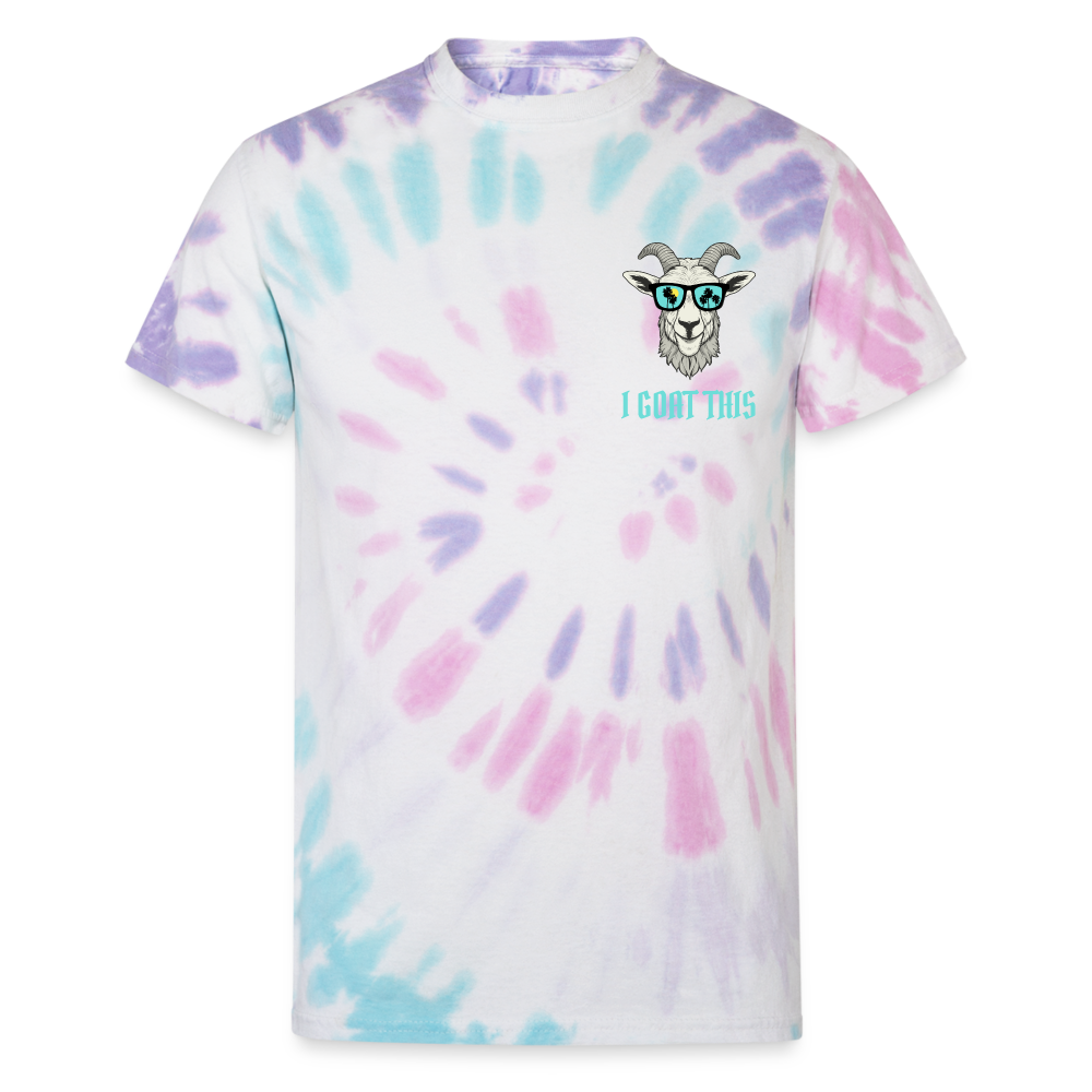 I Goat This Unisex Tie Dye T-Shirt - Pastel Spiral