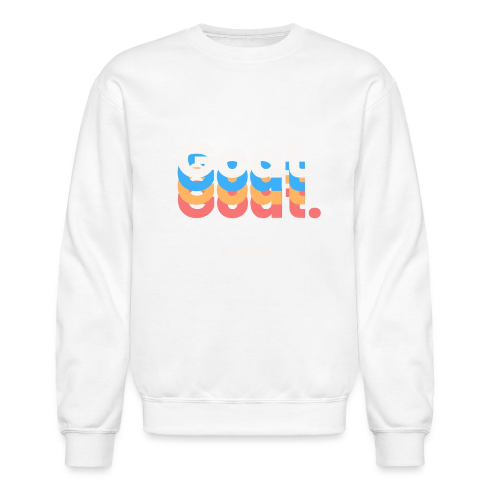 Goat Mentality Crewneck Sweatshirt - white