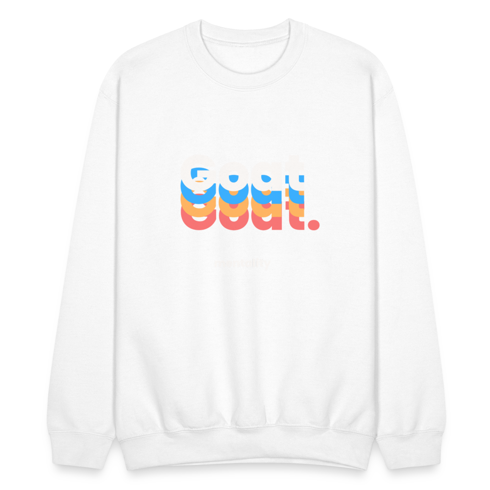 Goat Mentality Crewneck Sweatshirt - white