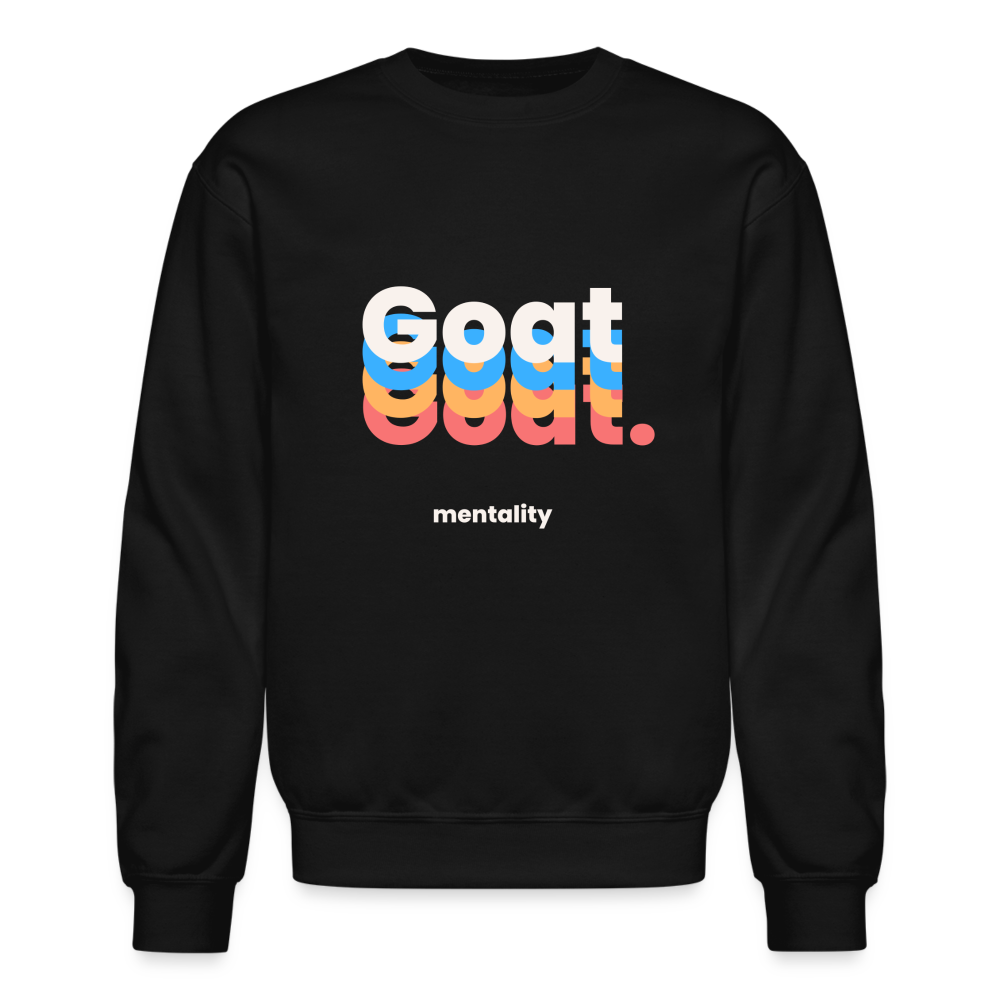 Goat Mentality Crewneck Sweatshirt - black