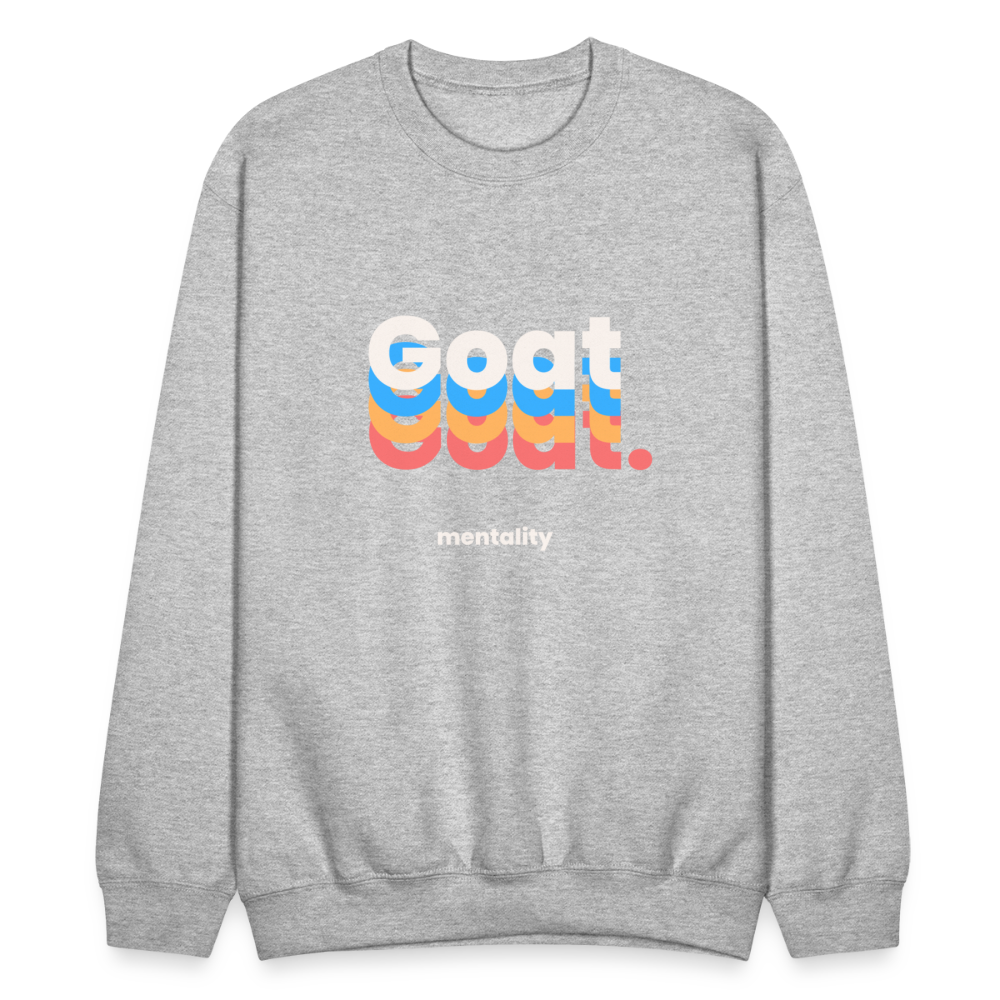 Goat Mentality Crewneck Sweatshirt - heather gray