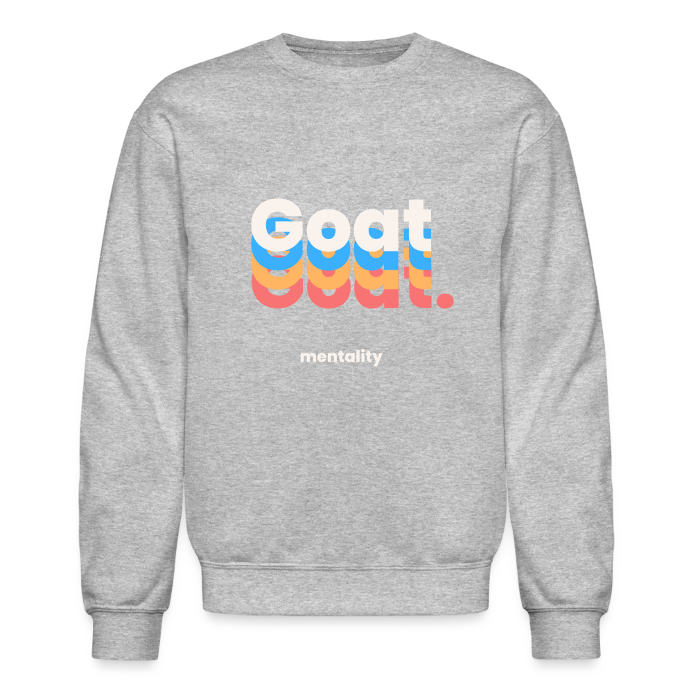 Goat Mentality Crewneck Sweatshirt - heather gray