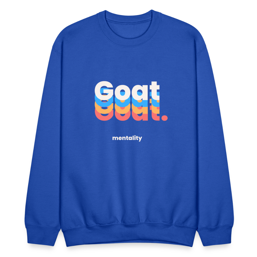 Goat Mentality Crewneck Sweatshirt - royal blue