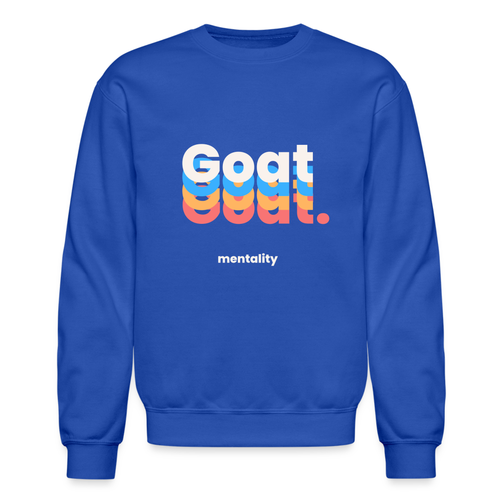 Goat Mentality Crewneck Sweatshirt - royal blue