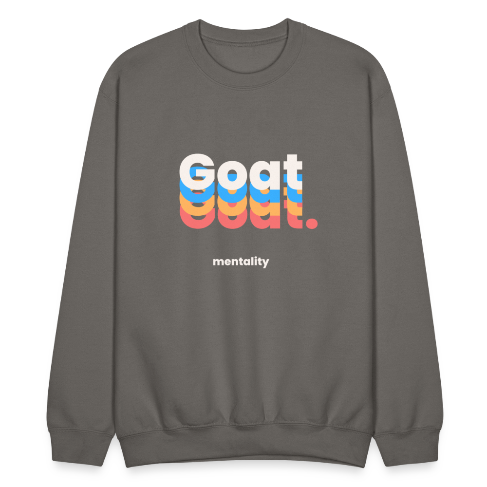 Goat Mentality Crewneck Sweatshirt - asphalt gray