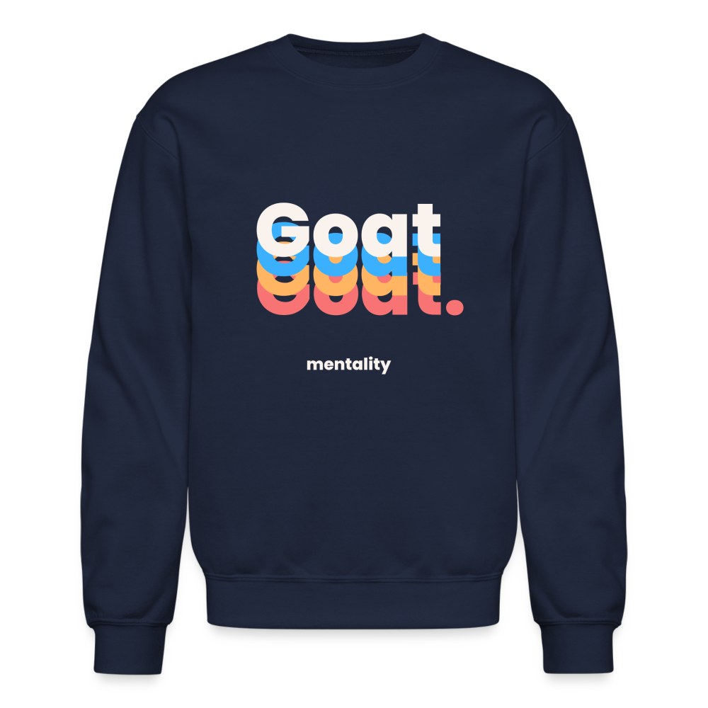 Goat Mentality Crewneck Sweatshirt - navy