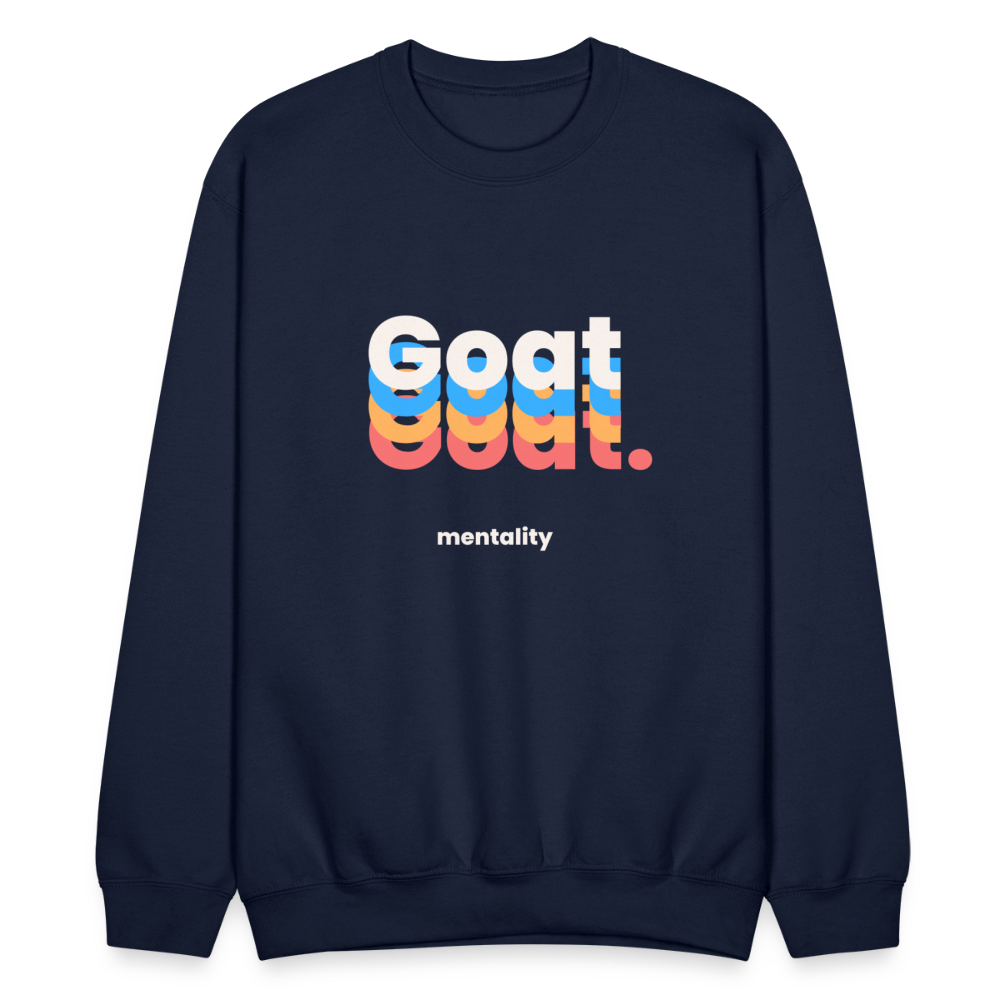 Goat Mentality Crewneck Sweatshirt - navy