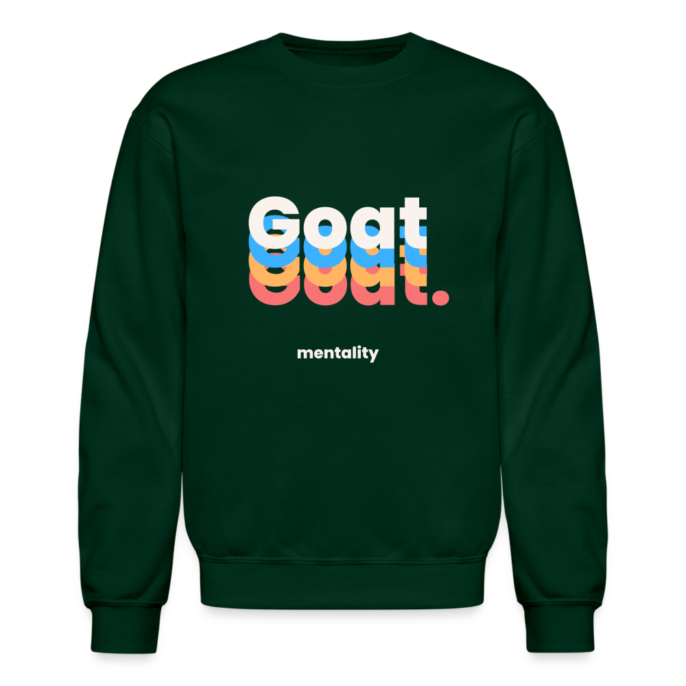 Goat Mentality Crewneck Sweatshirt - forest green