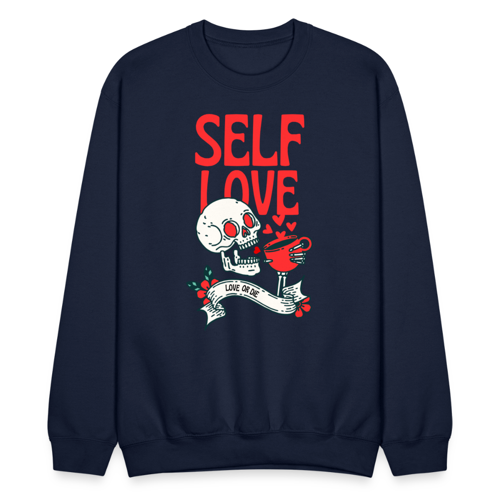 Self love Crewneck Sweatshirt - navy