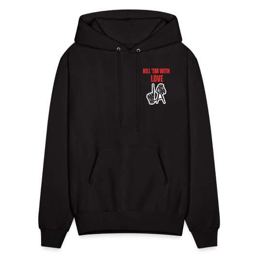 Kill 'Em With Love Men's Hoodie - black