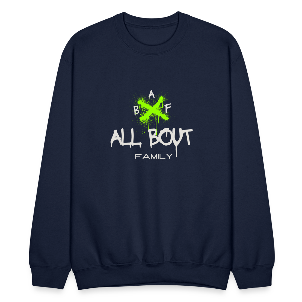 All Bout Family Crewneck Sweatshirt - navy