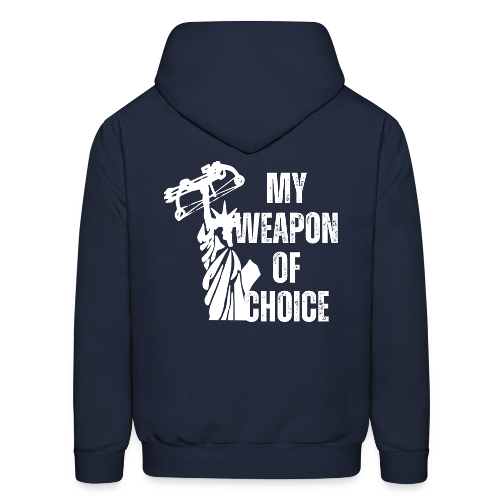 My Weapon of Choice Men's Hoodie - navy