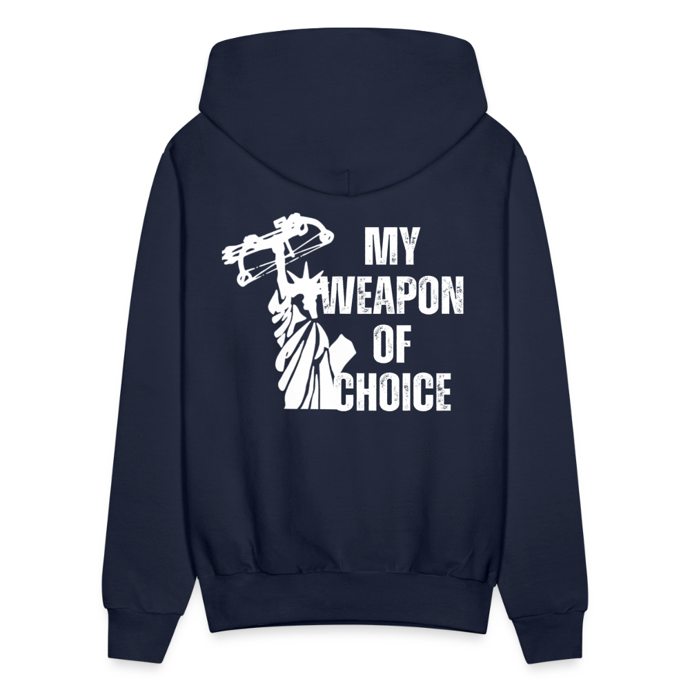 My Weapon of Choice Men's Hoodie - navy