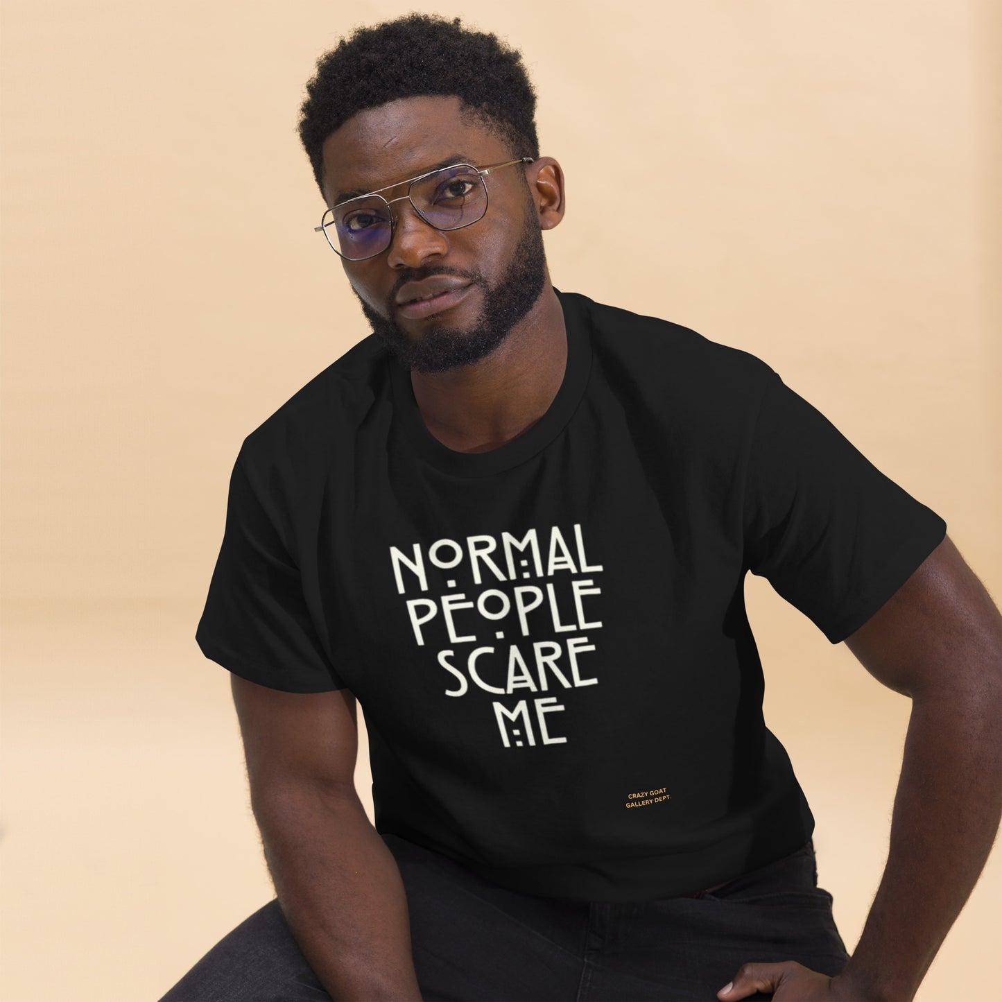 Normal people Scare me Unisex classic tee