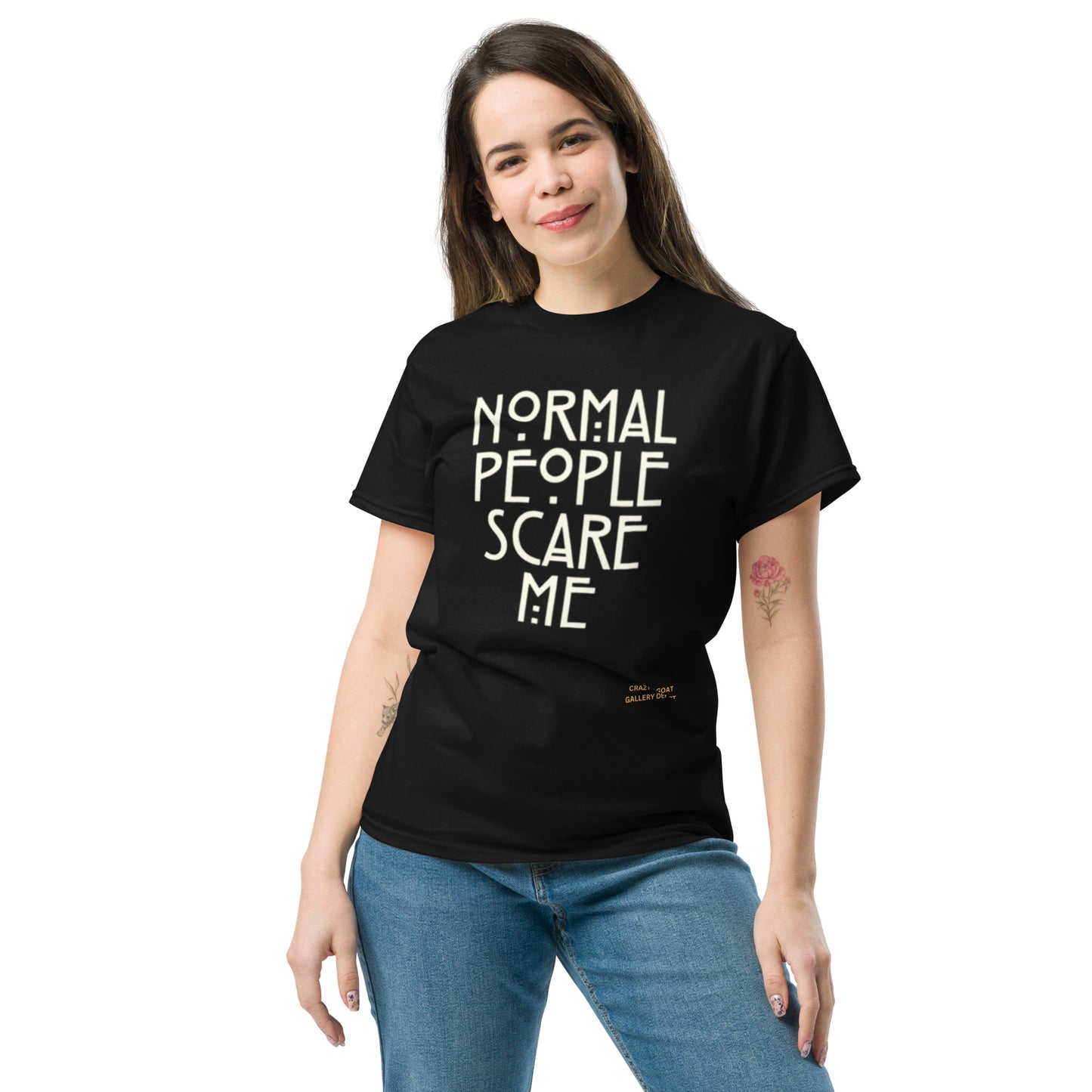 Normal people Scare me Unisex classic tee