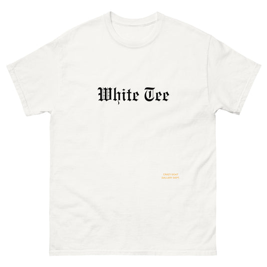 White Tee Unisex classic