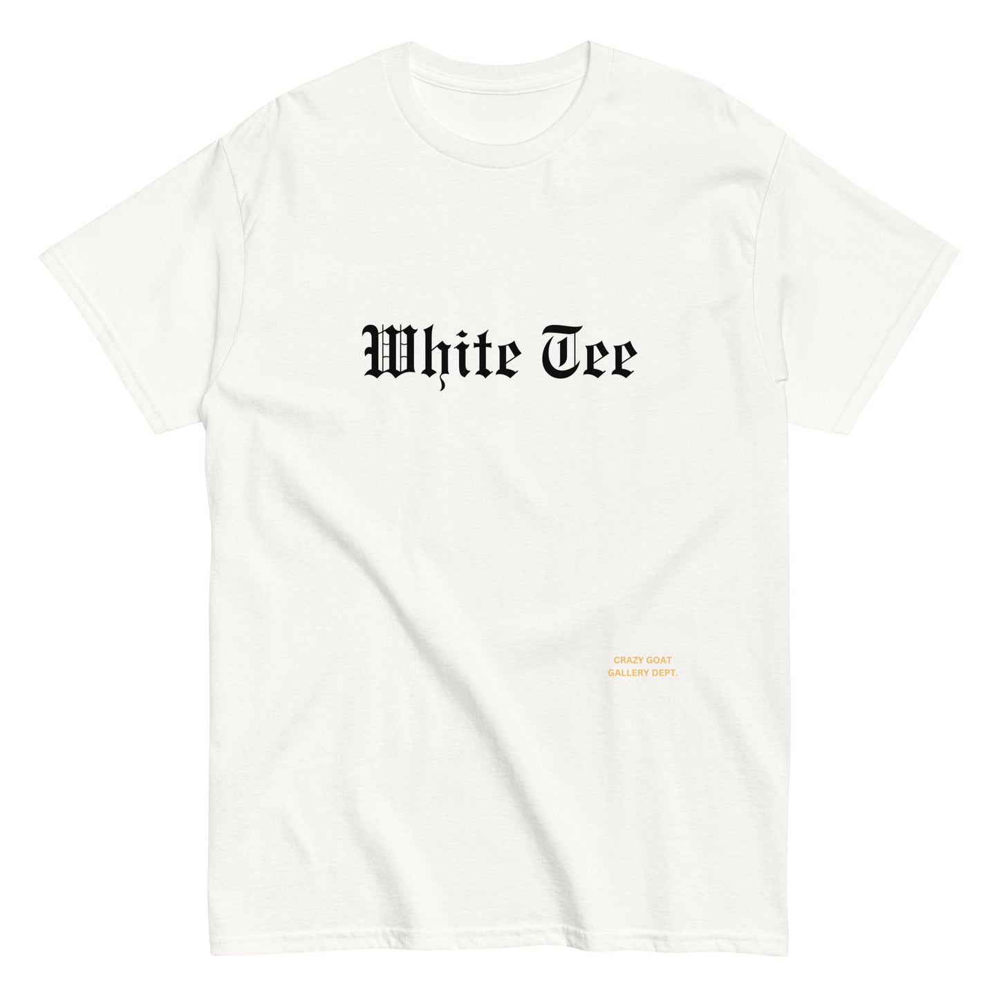 White Tee Unisex classic