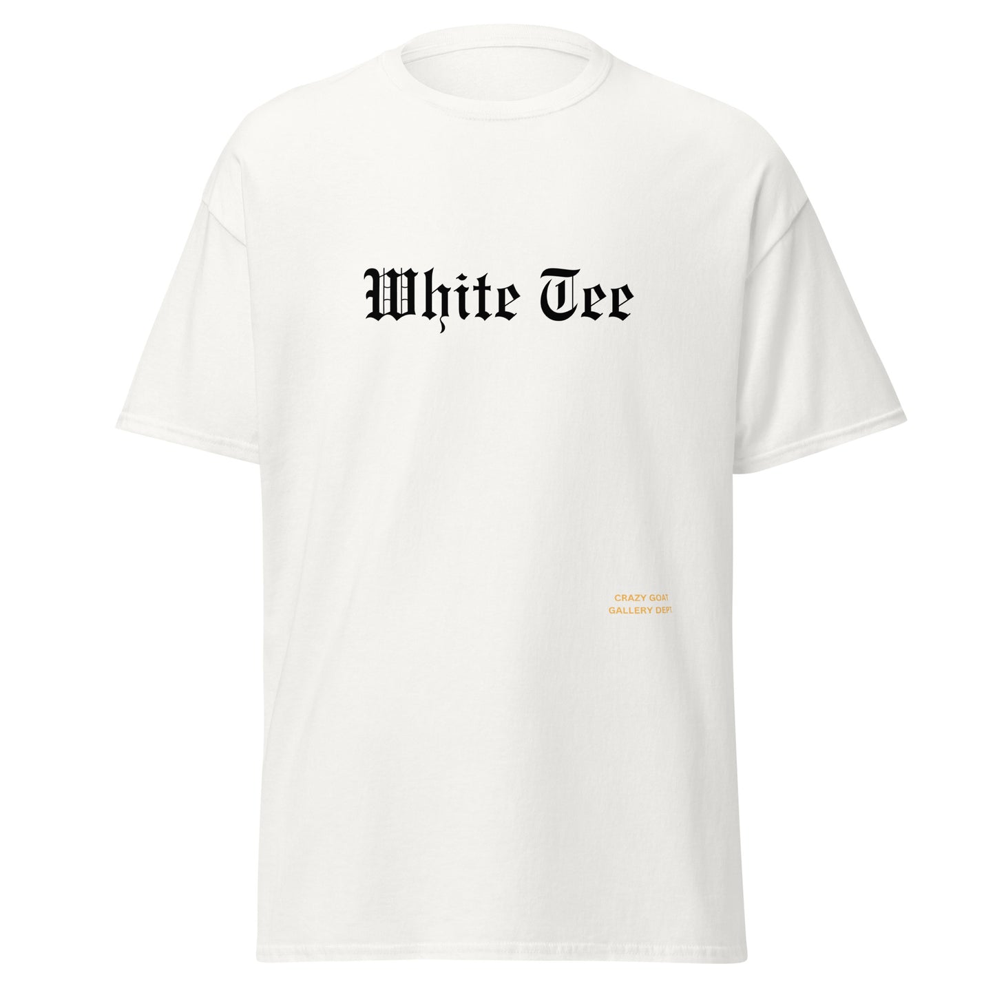 White Tee Unisex classic