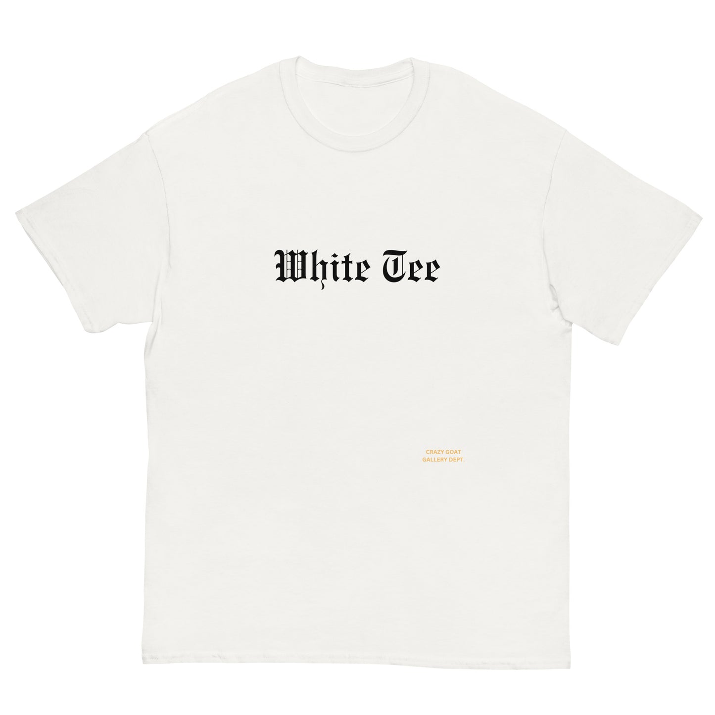 White Tee Unisex classic