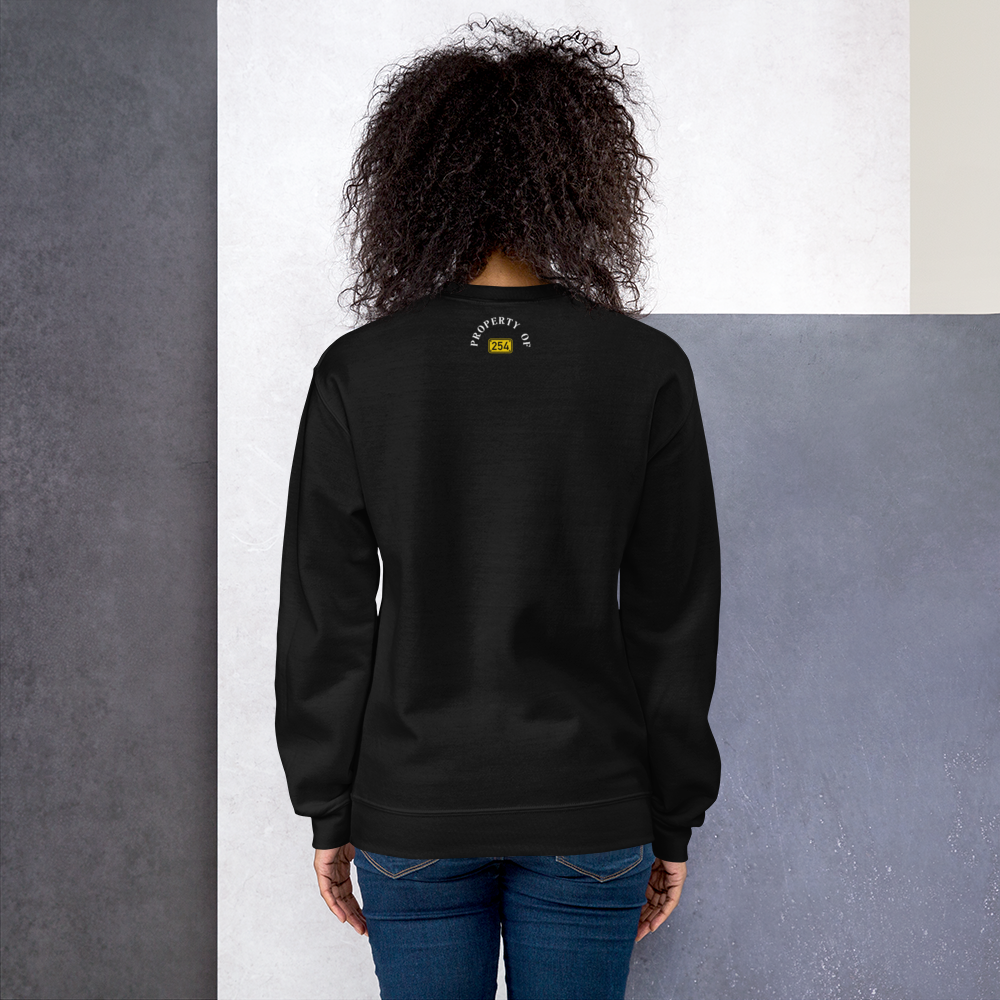 Property of 254 Embroidery Unisex Sweatshirt