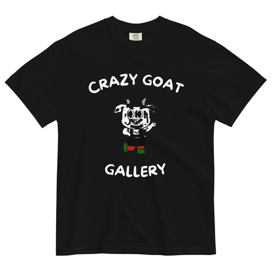 Crazy Goat Gallery Unfinished Unisex garment-dyed heavyweight t-shirt