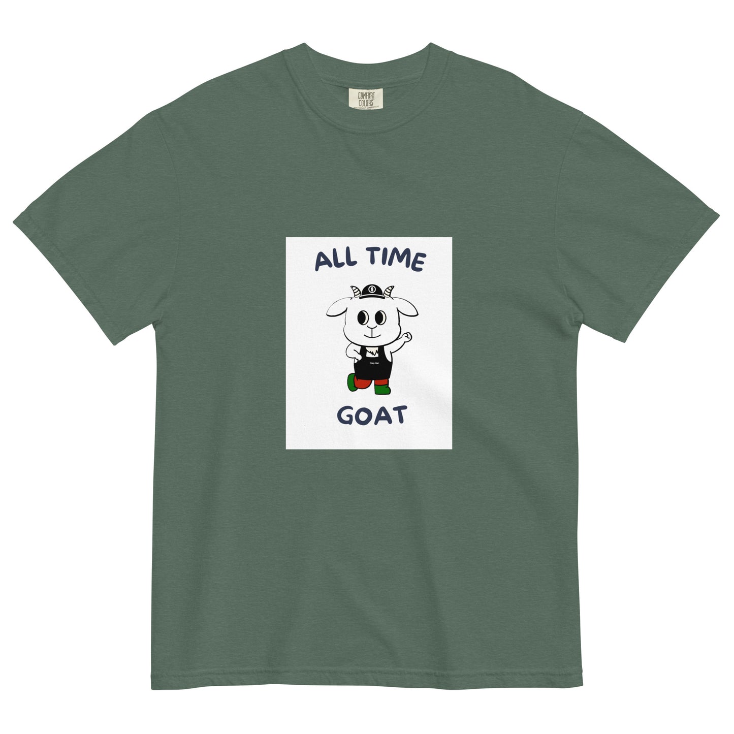 All Time Goat Unisex garment-dyed heavyweight t-shirt