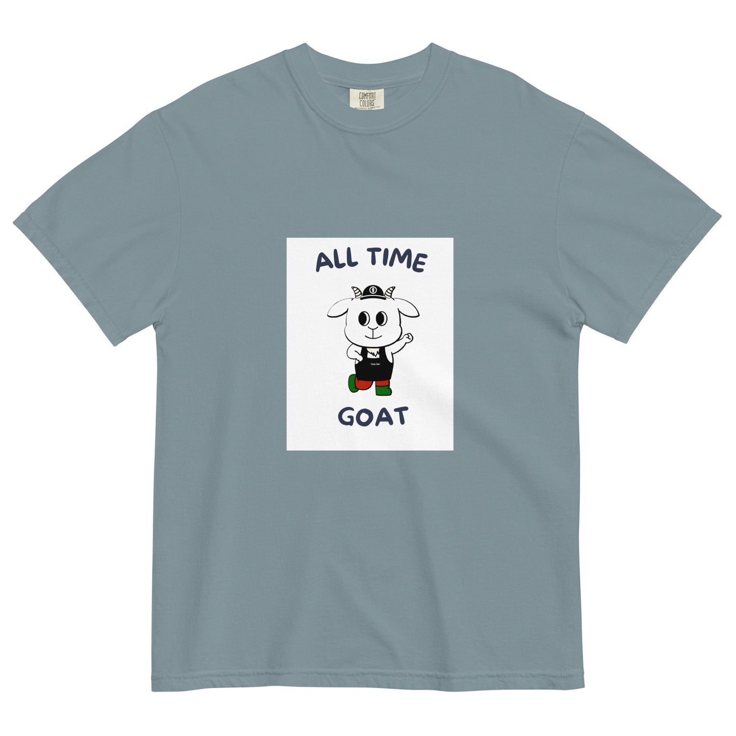 All Time Goat Unisex garment-dyed heavyweight t-shirt