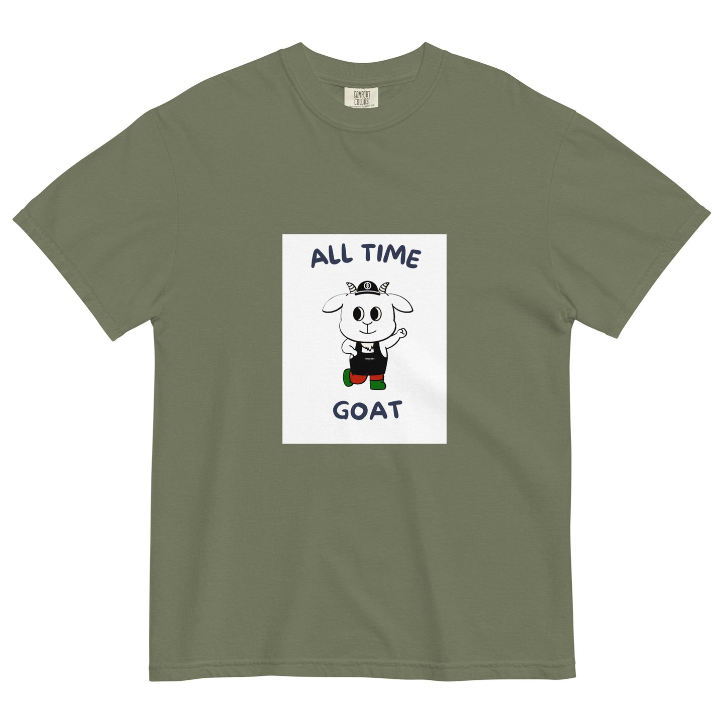 All Time Goat Unisex garment-dyed heavyweight t-shirt