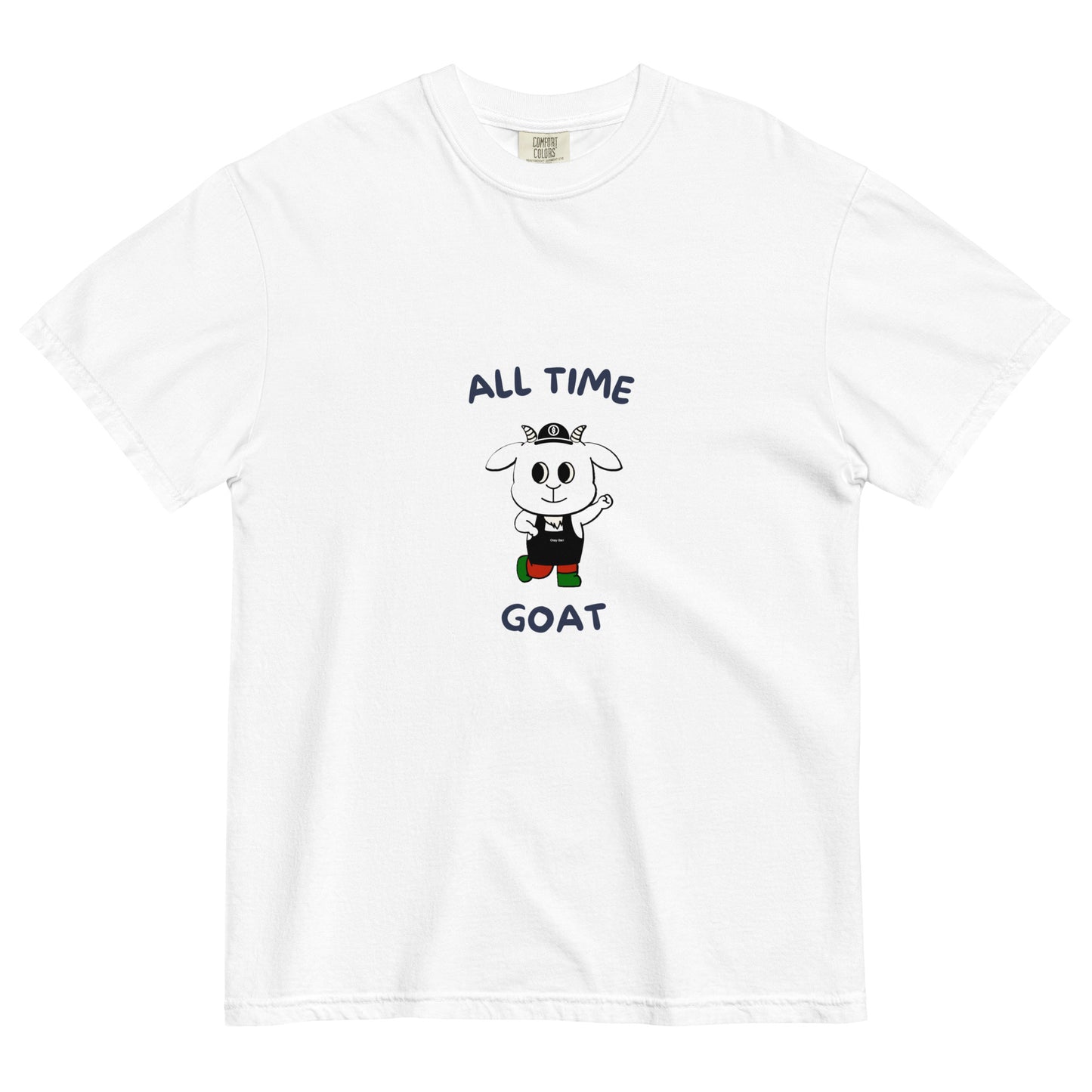 All Time Goat Unisex garment-dyed heavyweight t-shirt